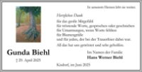 eine Anzeige