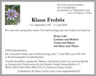eine Anzeige