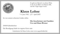 eine Anzeige
